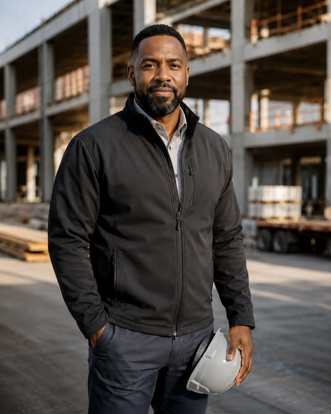 Corey Mayo, owner of Mayo & Son's Construction LLC